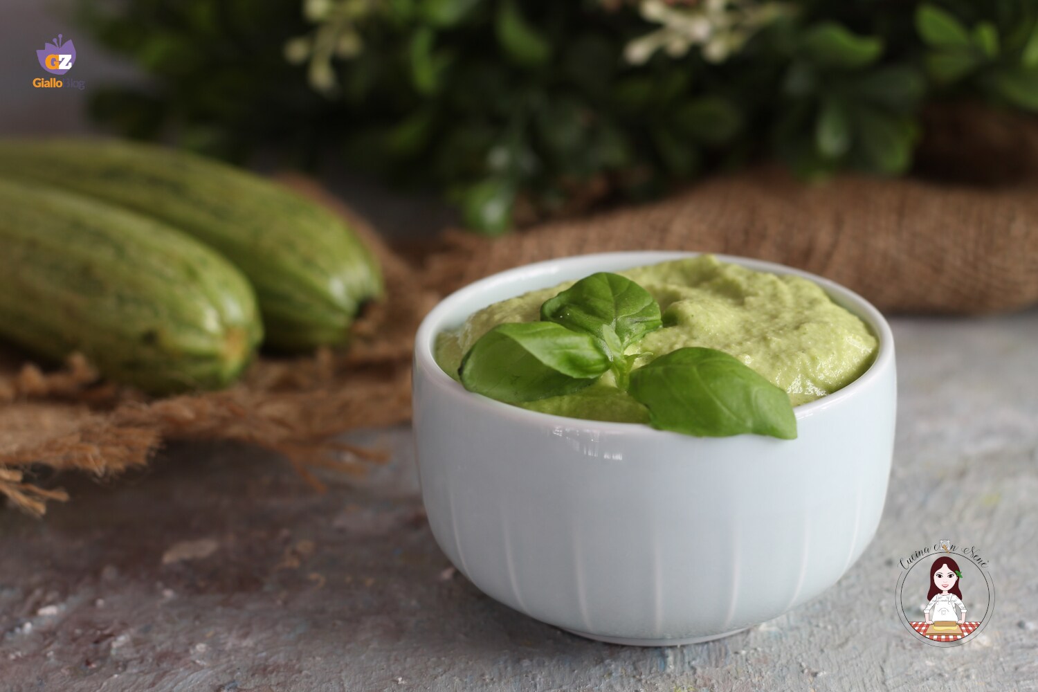Koude courgettecrème