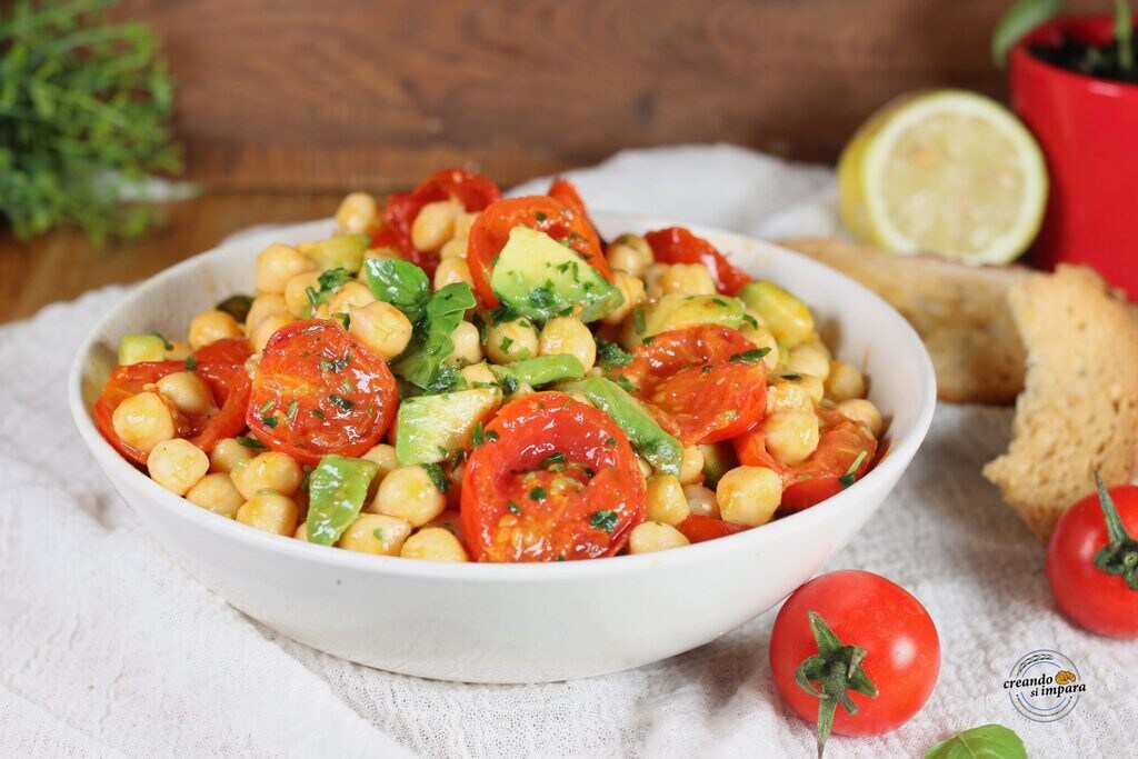 zomerse kikkererwtensalade