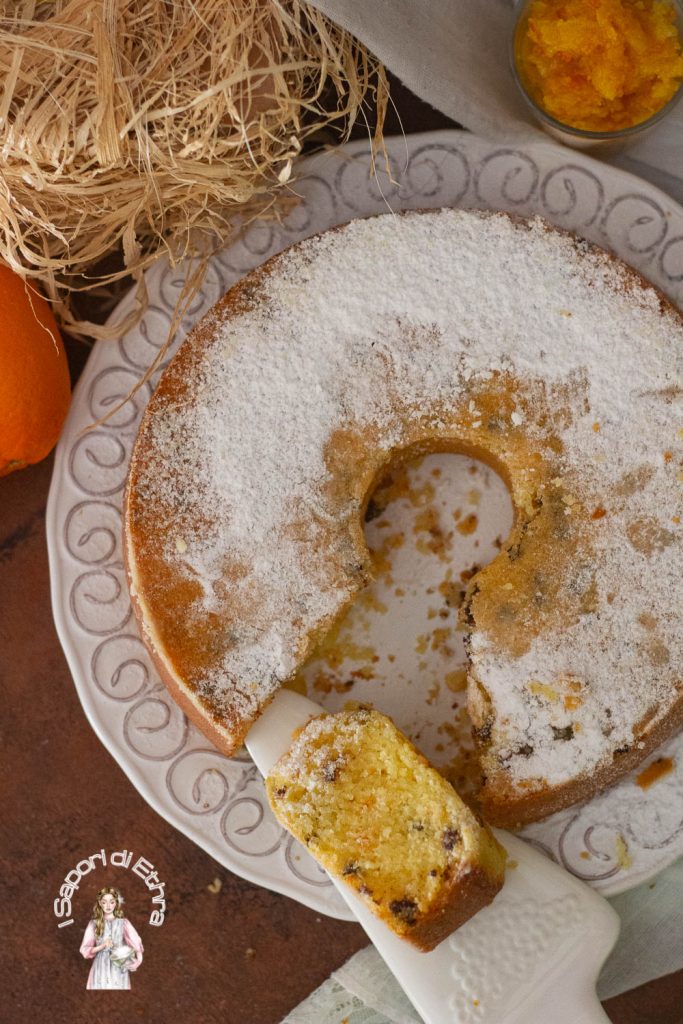 Ontbijtcake/krans met sinaasappeldeeg