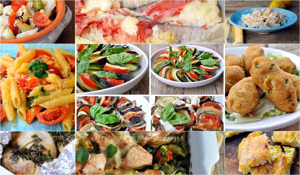 Licht menu voor lunch of diner eenvoudige recepten