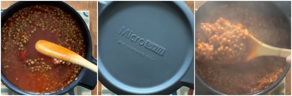 Linzenragout in de magnetron