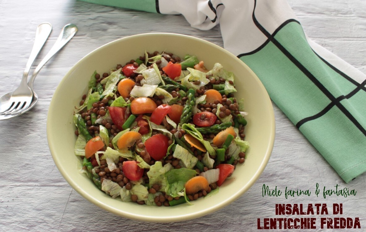 Linzensalade en rauwkost
