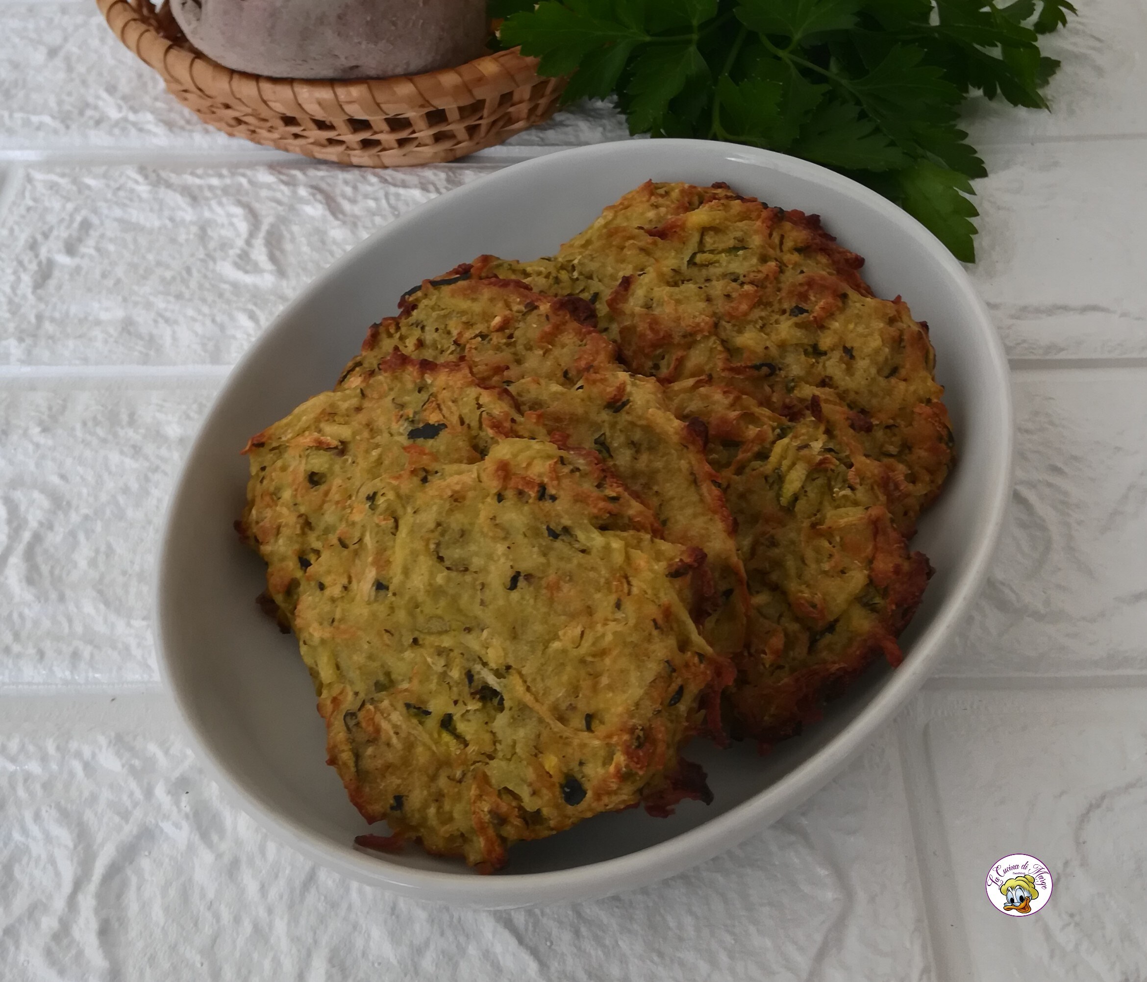 COURGETTE- EN AARDAPPELPANNENKOEKJES