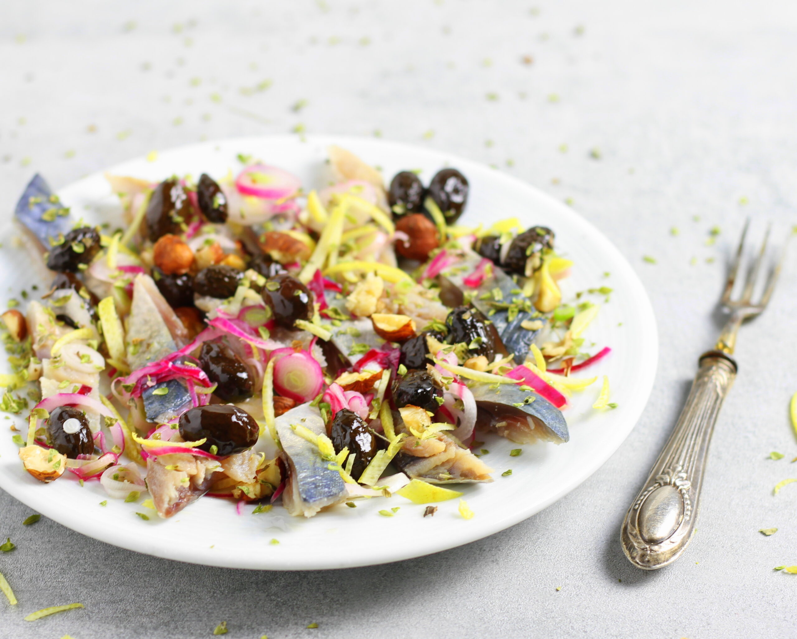 Gemarineerde makreel zonder koken