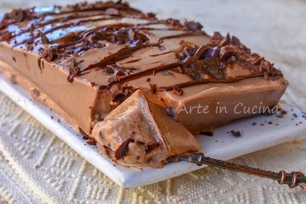 Mattonella panna cotta chocolade en nutella