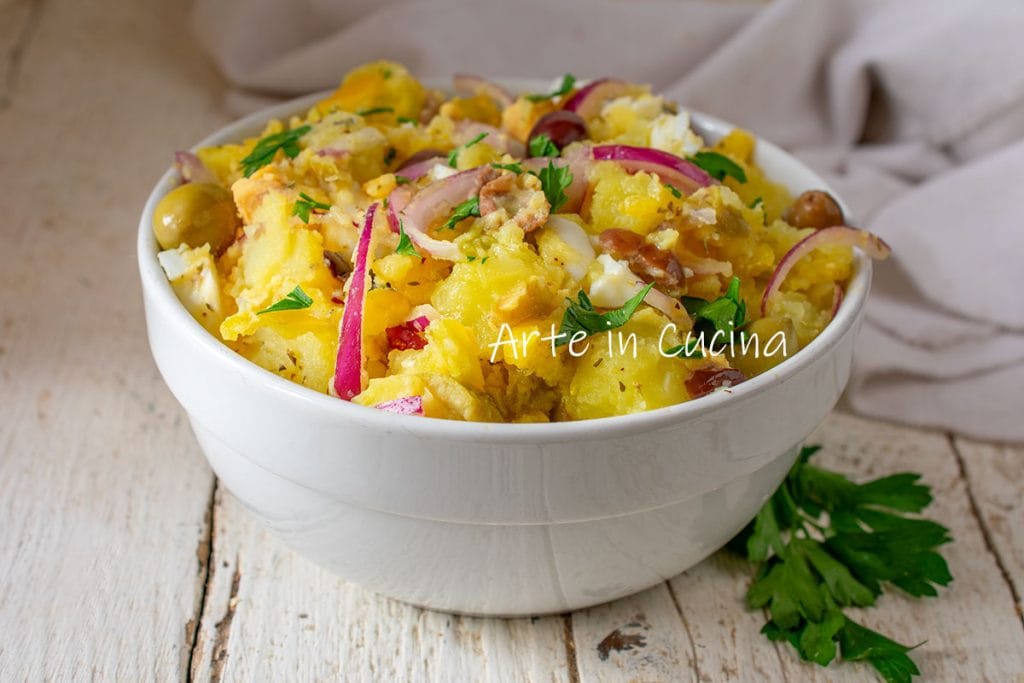 Mediterrane aardappelsalade