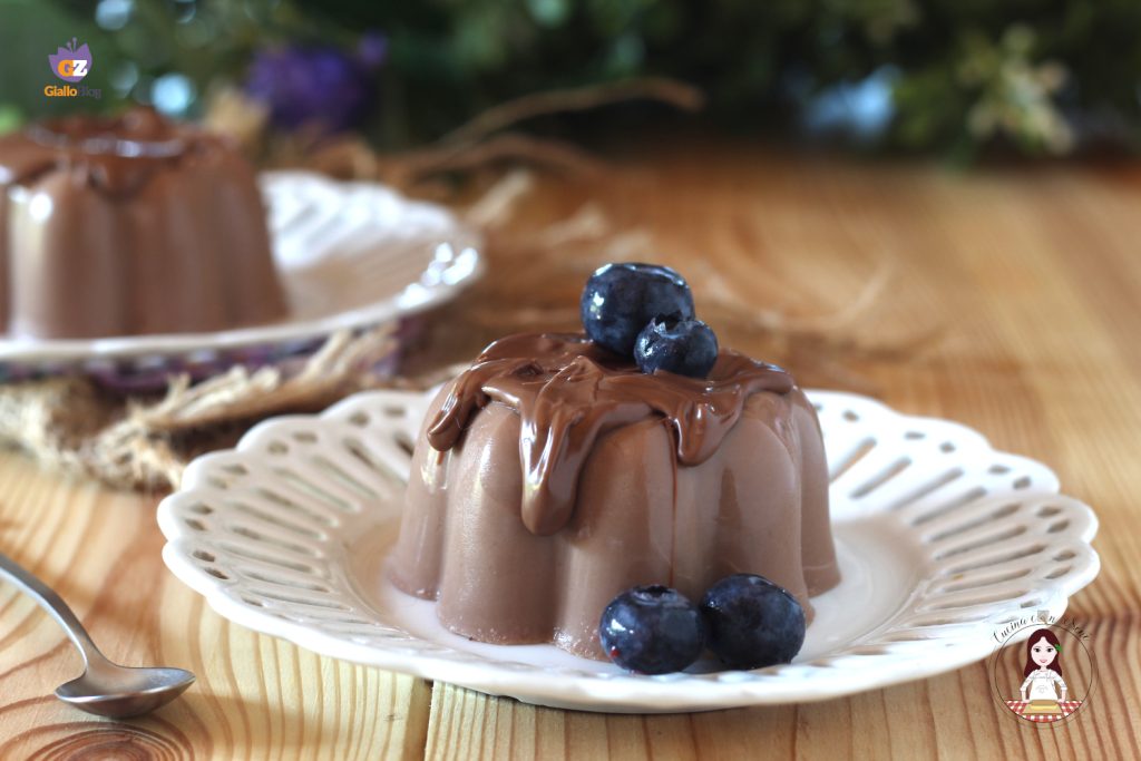 Melkchocolade panna cotta