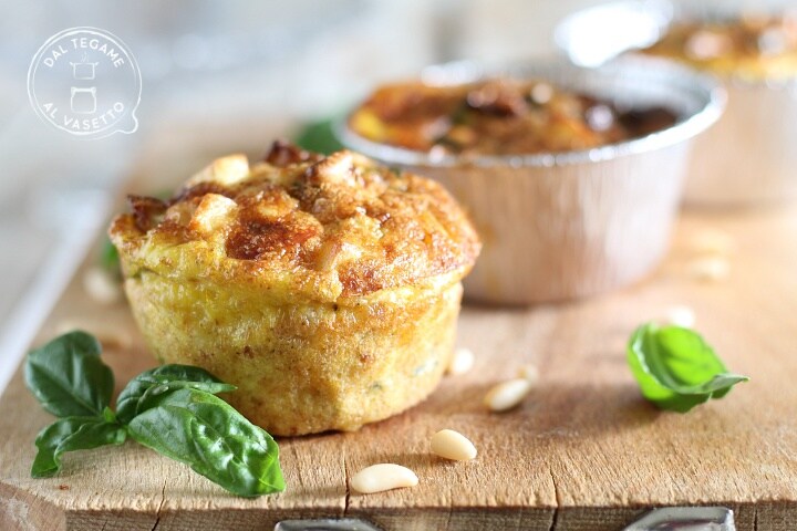 Mini quiches met courgettes in de airfryer