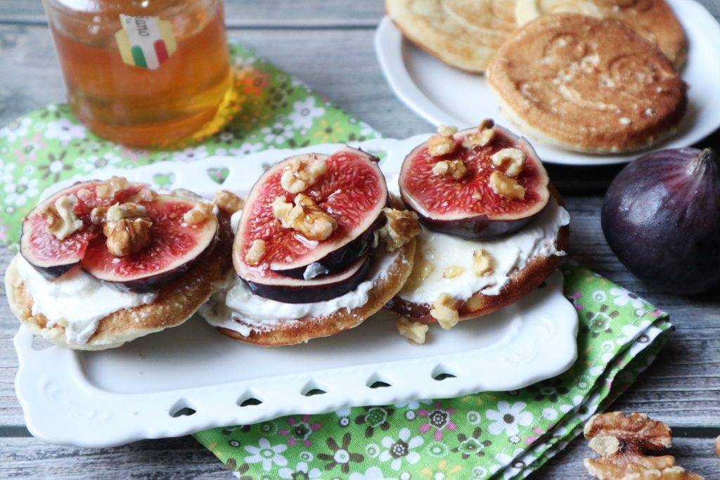 mini pannenkoeken met rijstmeel