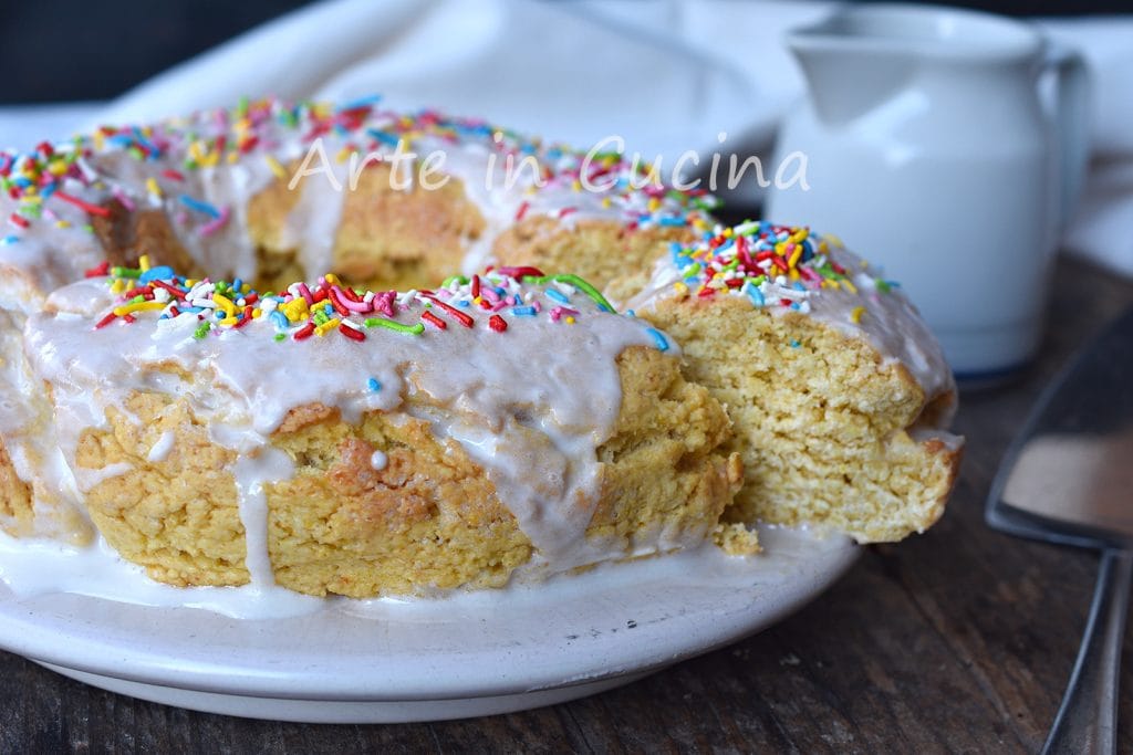 Napolitaanse Squarcella paasdessert