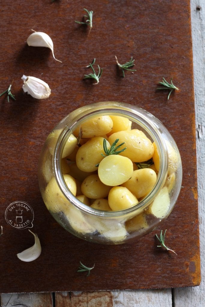 nieuwe aardappelen in de magnetron
