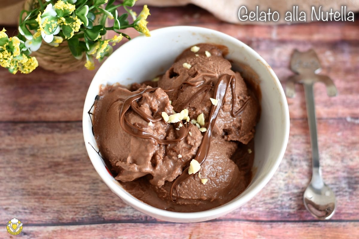 Zelfgemaakt Nutella-ijs