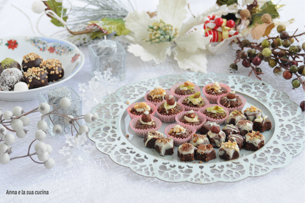 Chocolade en noten krokantjes