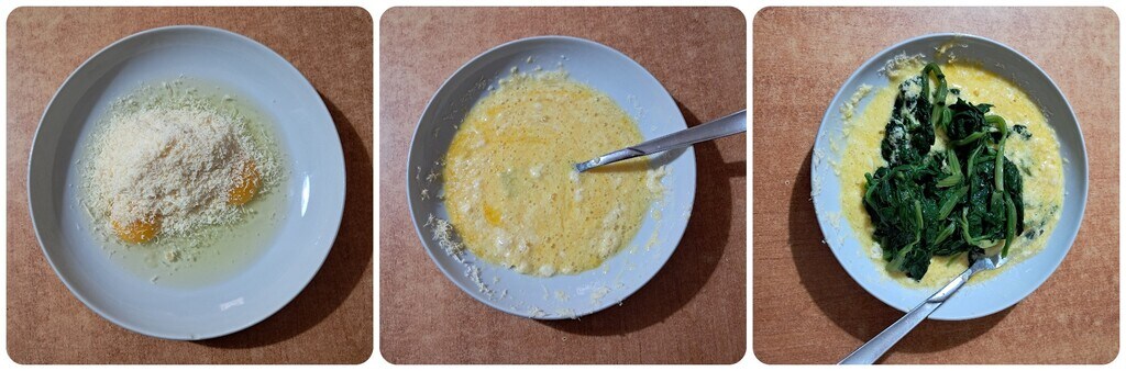 Omelet met spinazie