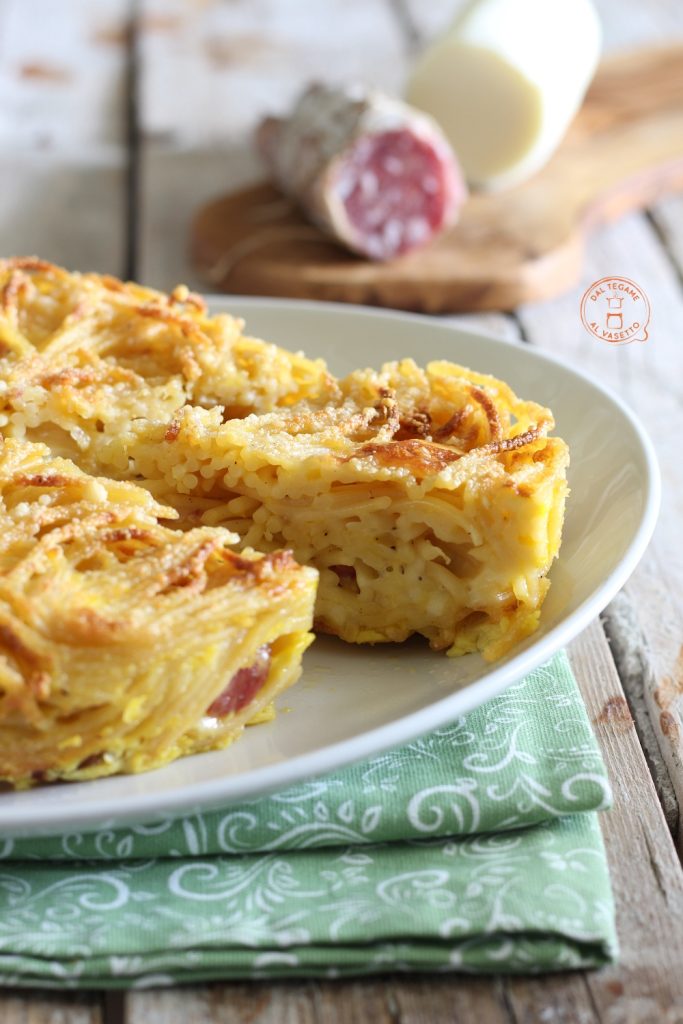 omelet spaghetti in de airfryer