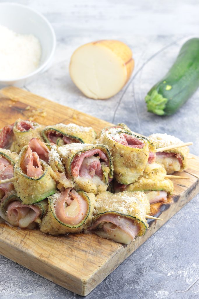 ovengebakken courgettespiesjes