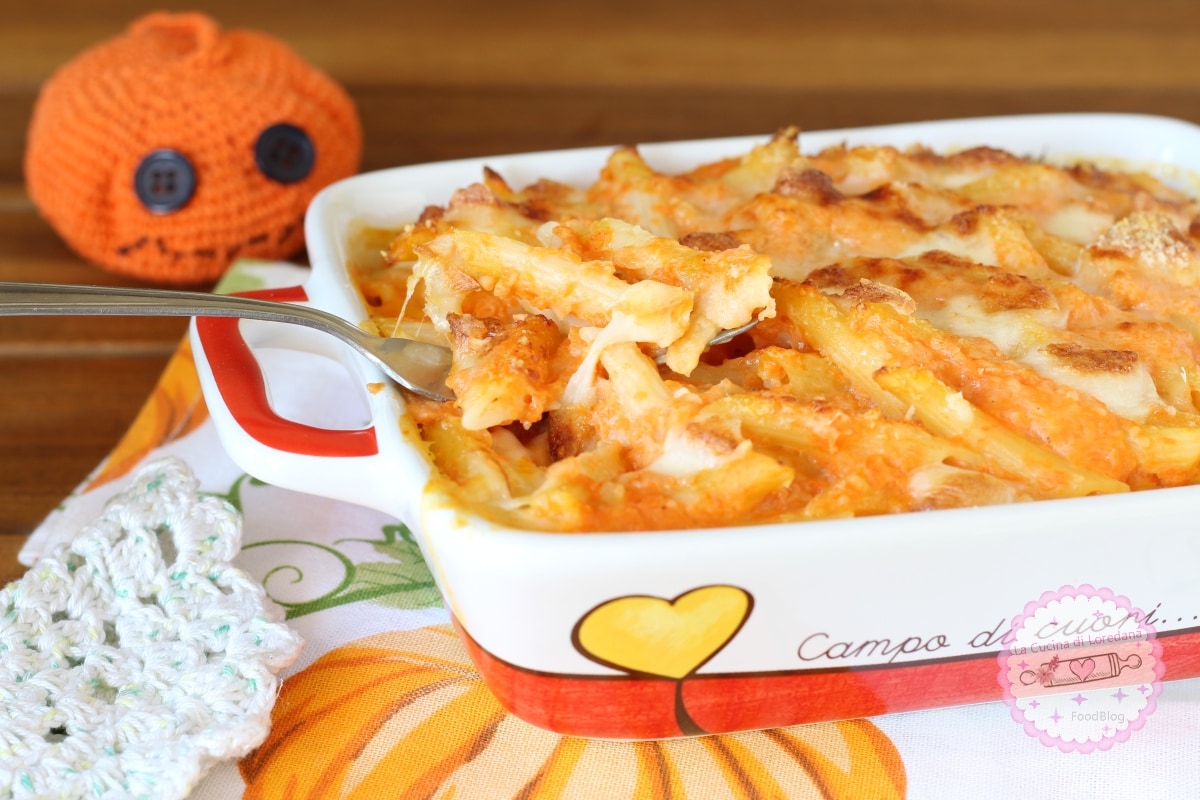 OVENSCHOTEL MET POMPOEN de ovenschotel van de herfst