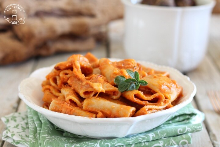 Paccheri alla sorrentina in de multicooker