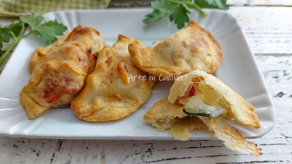 PANZEROTTI met SPEK en COURGETTE snel