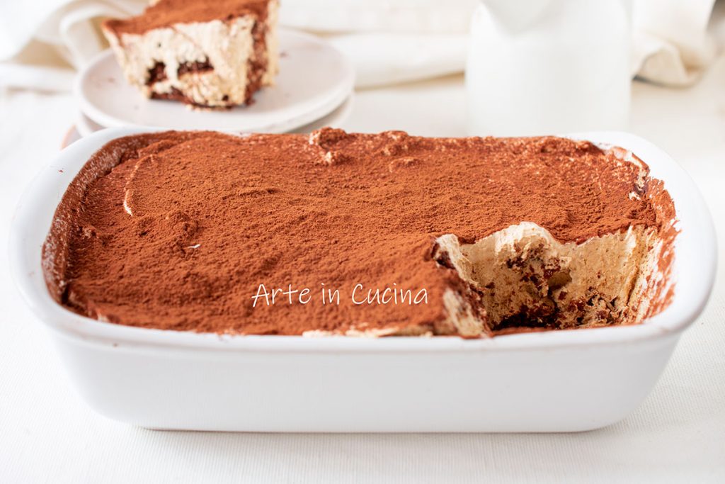 Paradijs tiramisù taart met koffie