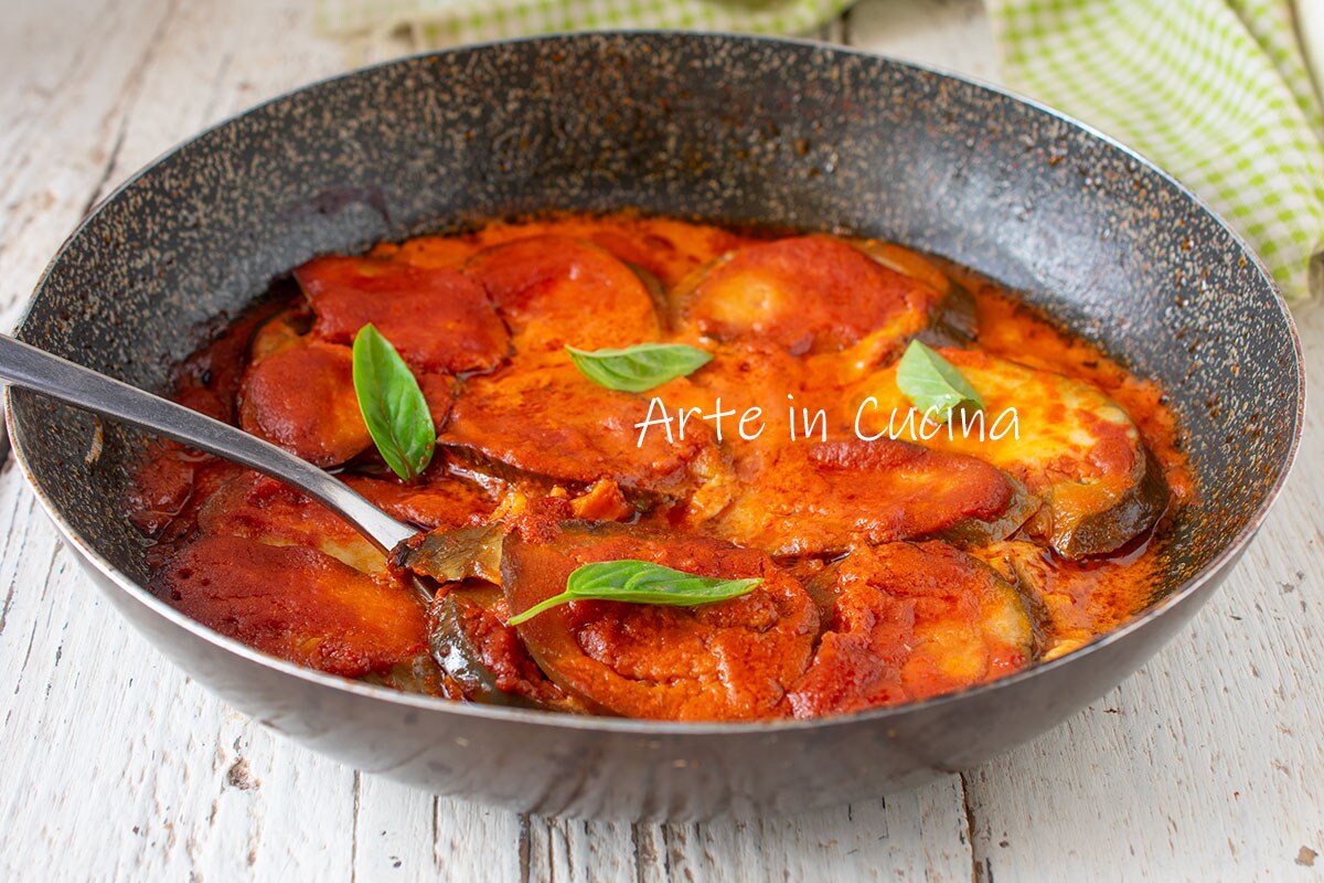 PARMIGIANA in de PAN met aubergines
