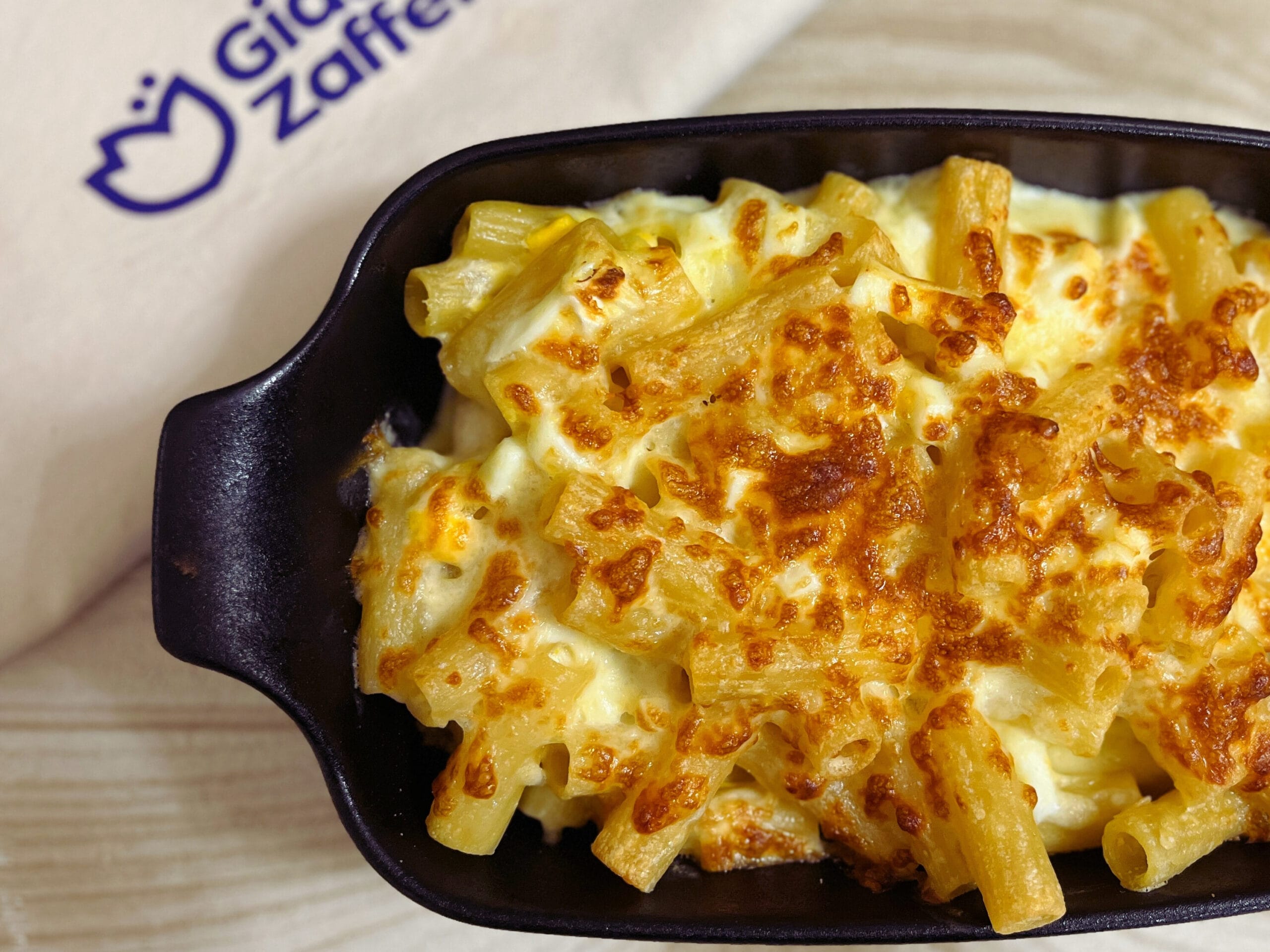 Pasta met 4 kazen gegratineerd