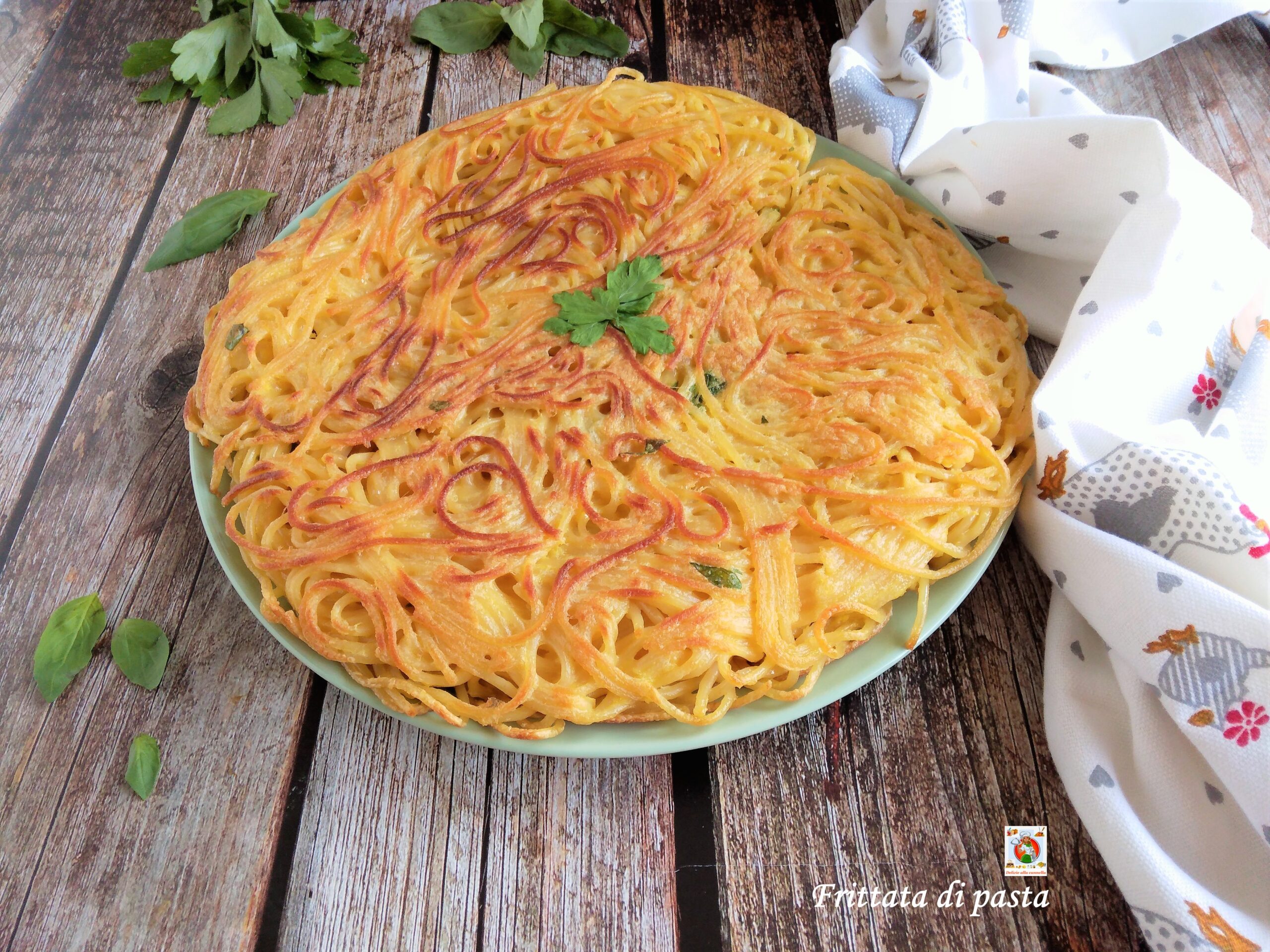 Pasta omelet: klassiek recept