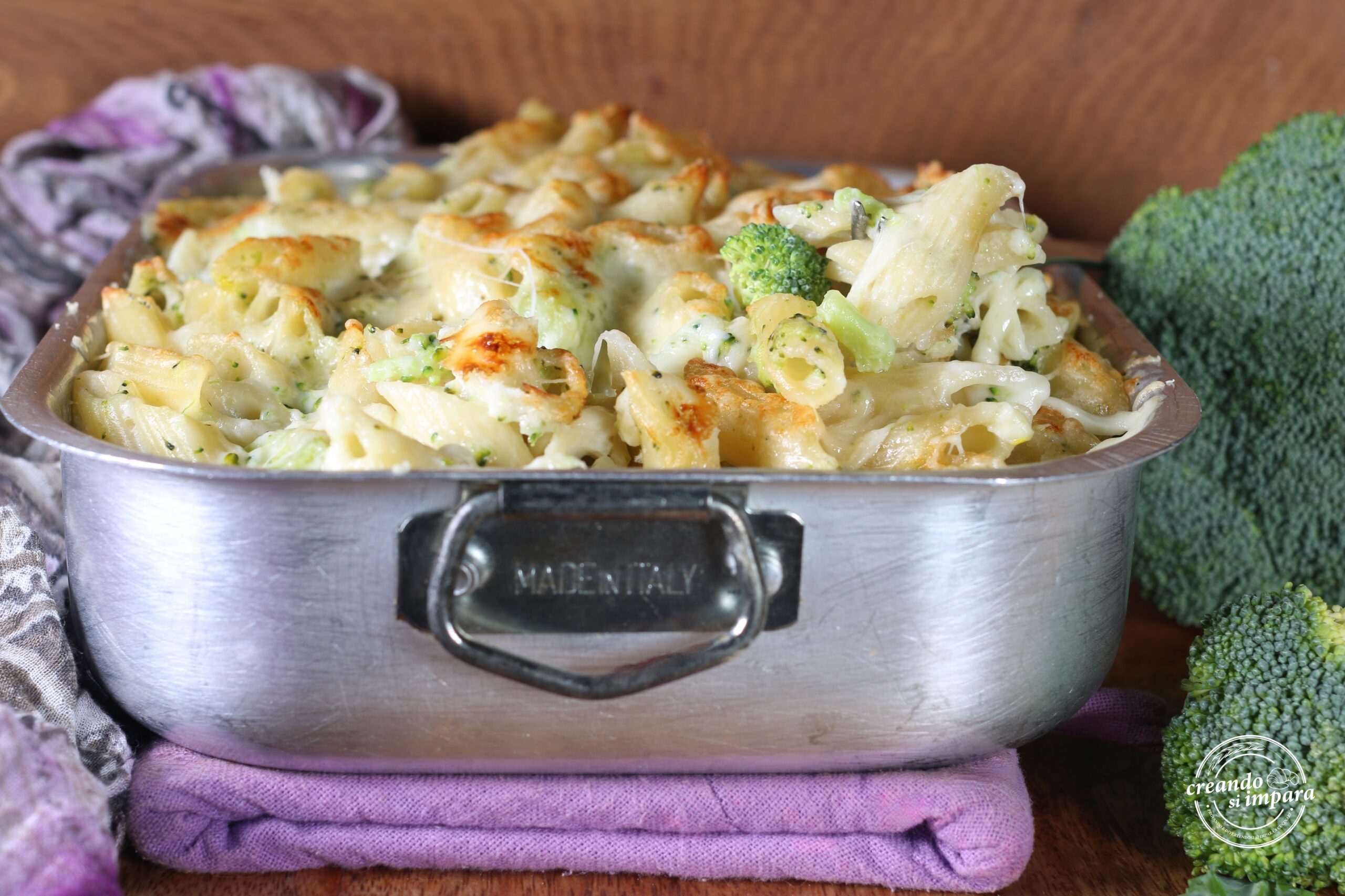 Pasta met broccoli uit de oven