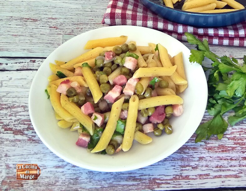 pasta erwten en spek