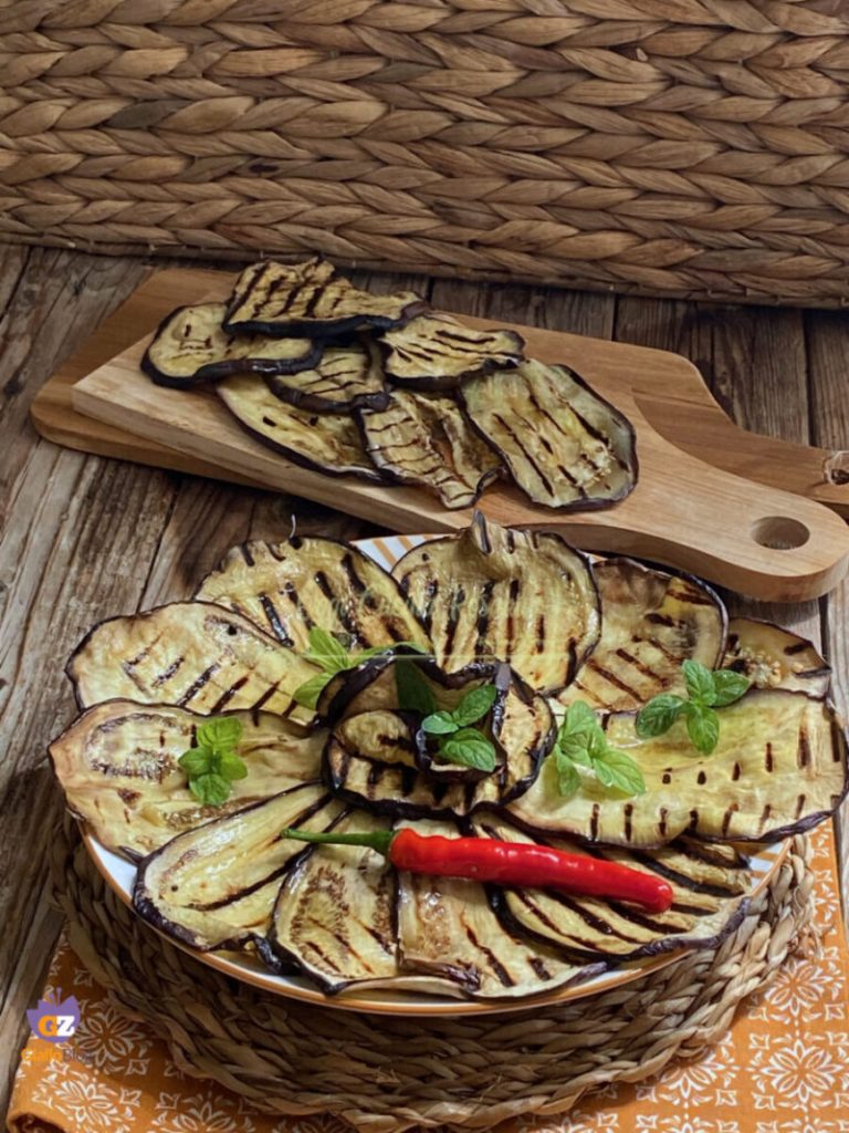 gegrilde aubergines