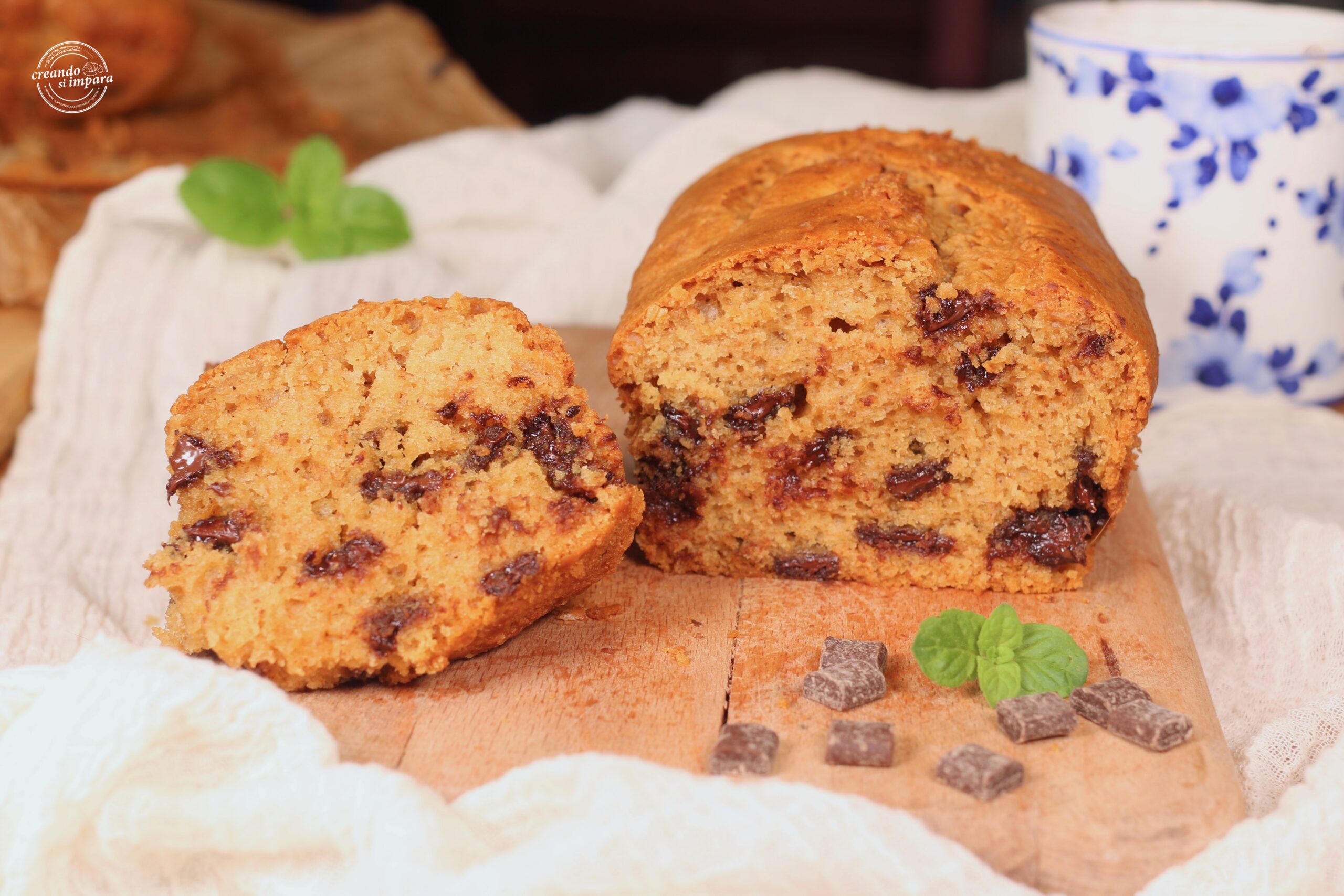 Plumcake zonder boter en eieren