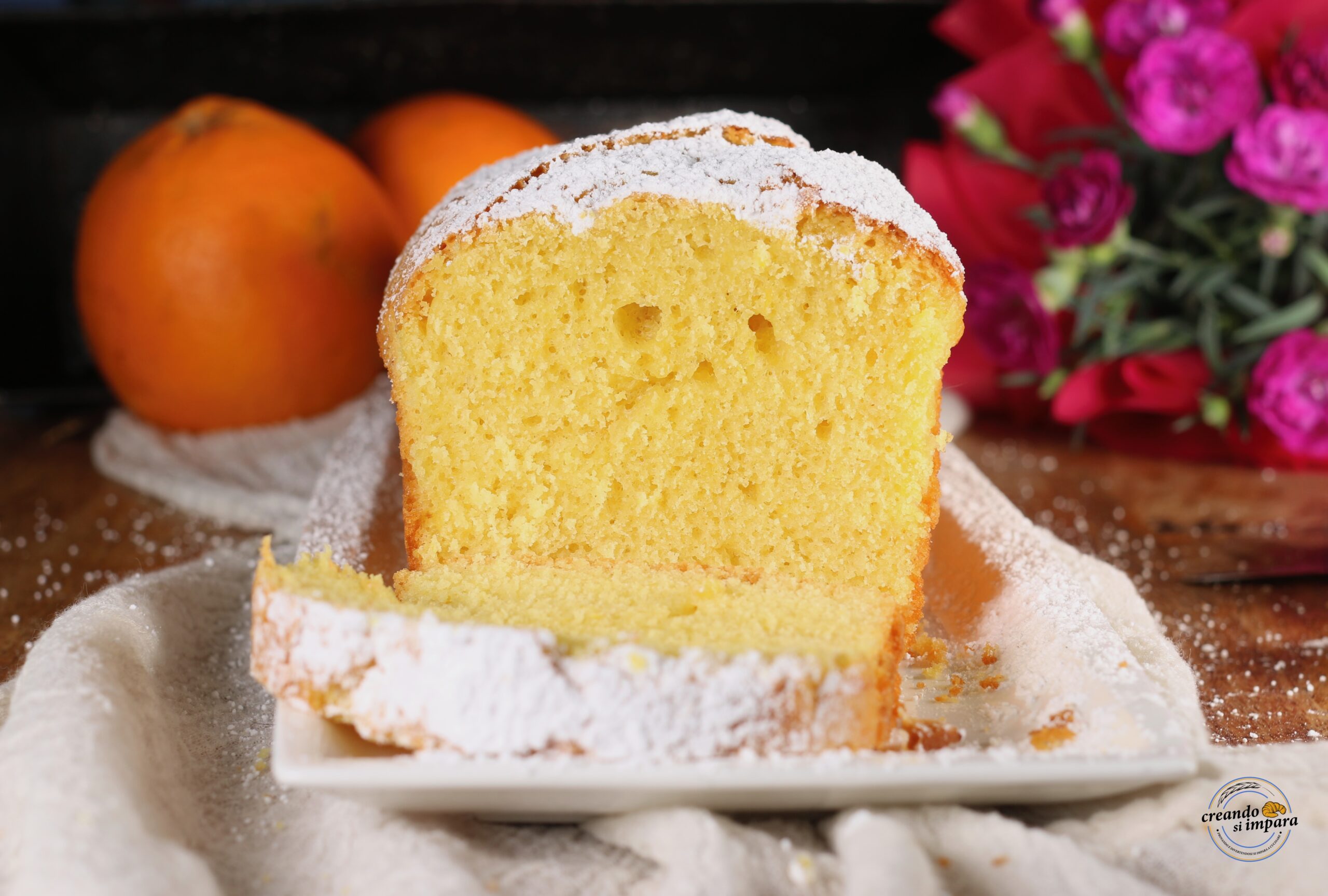 Plumcake met sinaasappel