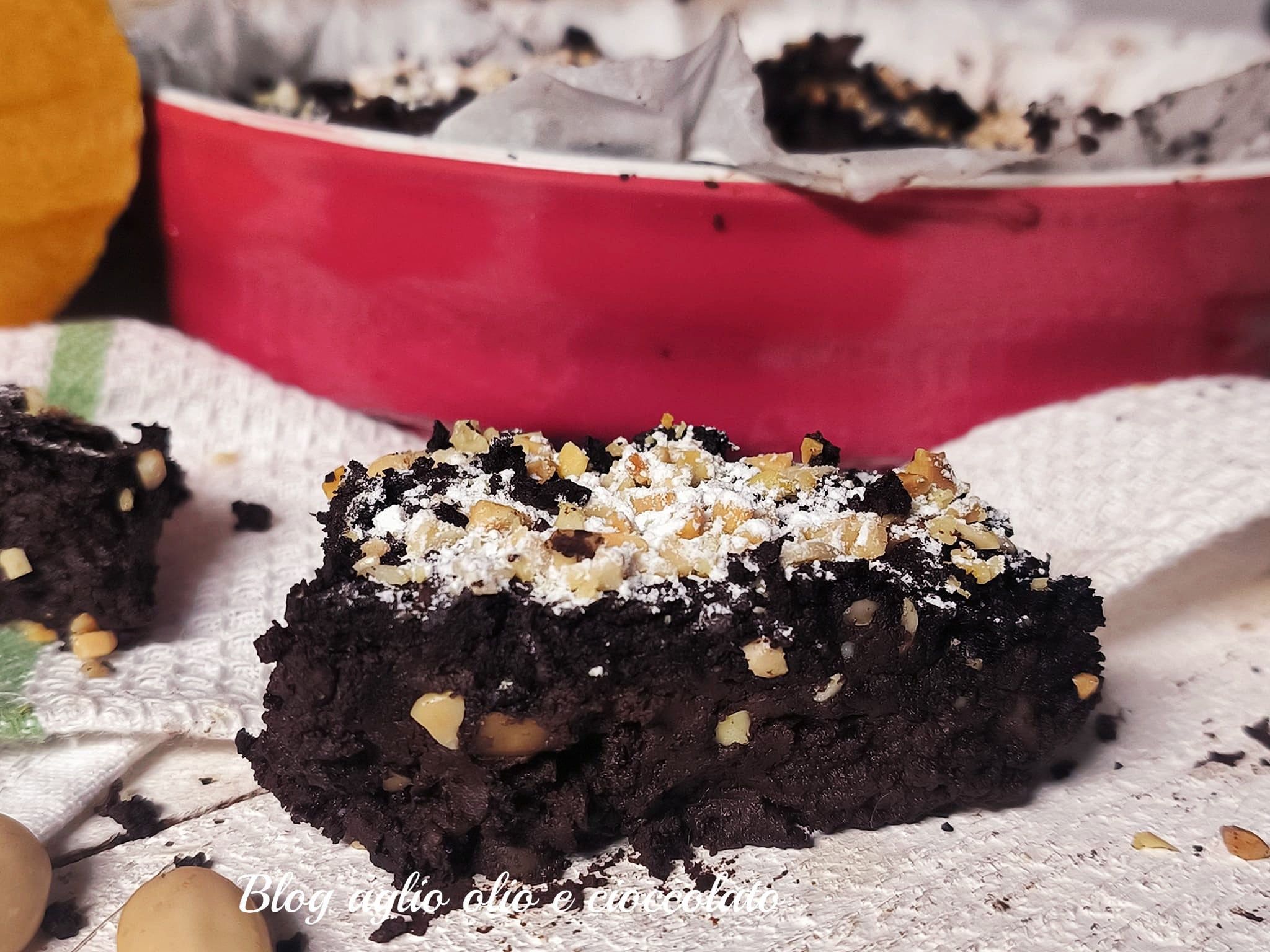 POMPOEN CHOCOLADE EN AMANDELTAART – met drie ingrediënten