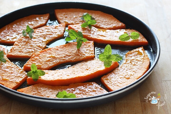 Pompoen in de magnetron