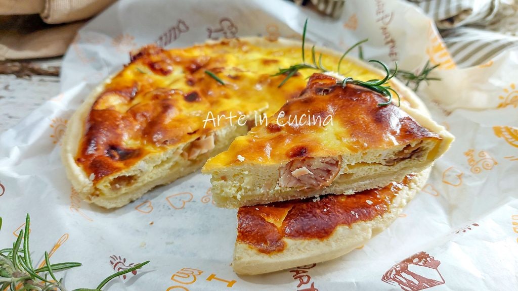 QUICHE LORRAINE kaas taart
