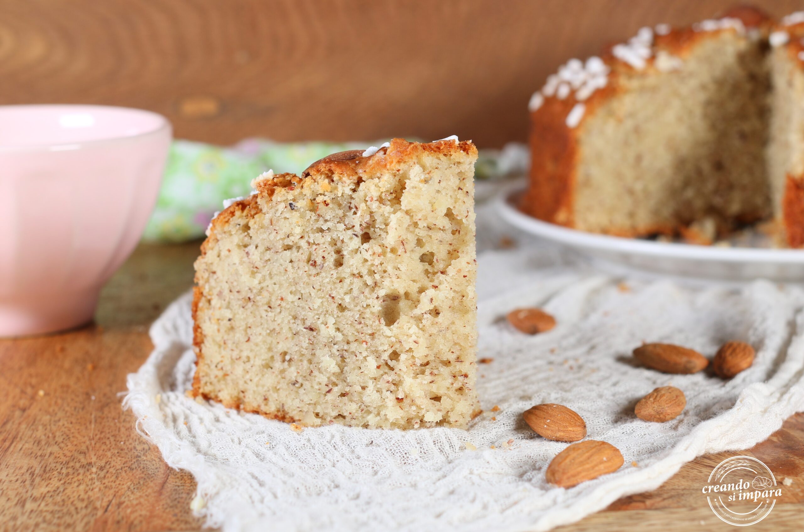 Ricotta en amandeltaart