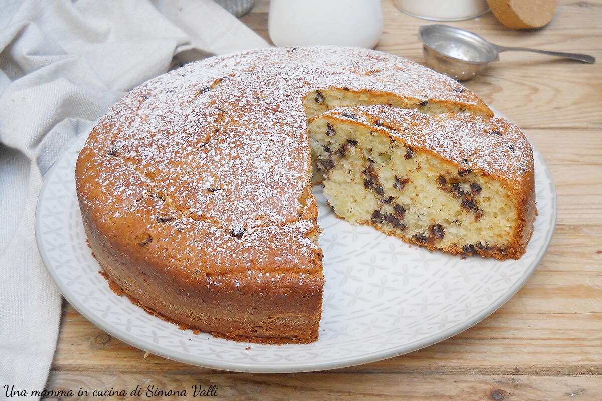 Ricotta en chocolade taart