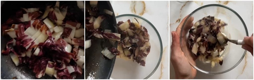 Ricotta omelet in glazen pot