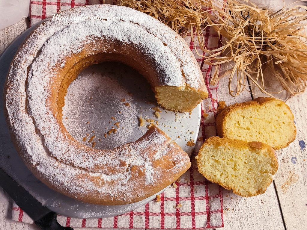 ringvormige cake met rijstmeel