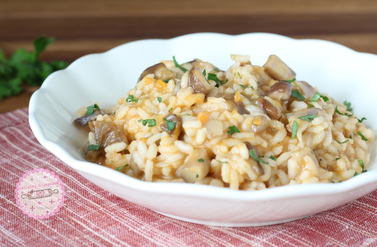 RISOTTO MET CHAMPIGNONS de meest romige en de lekkerste