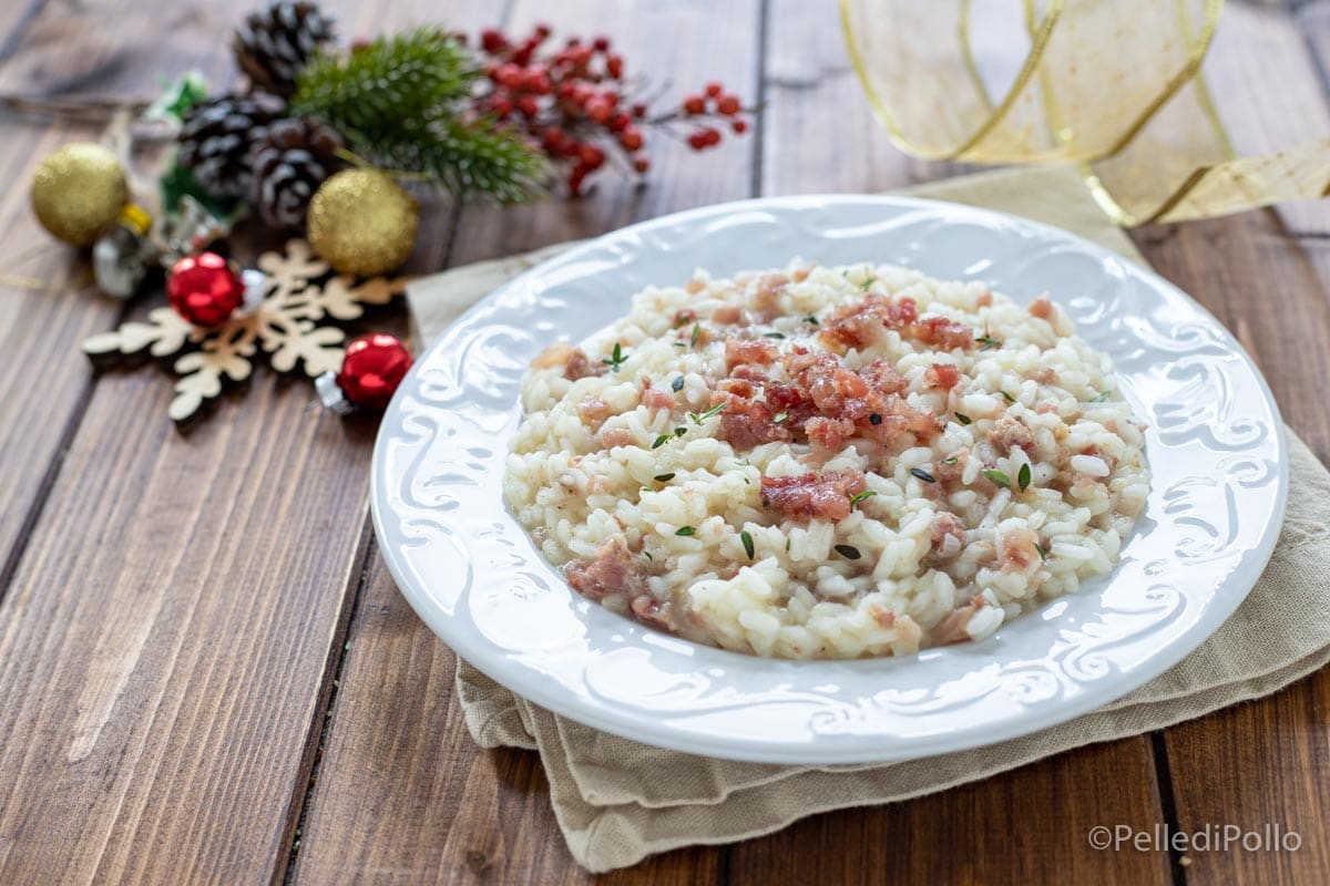 Risotto met cotechino
