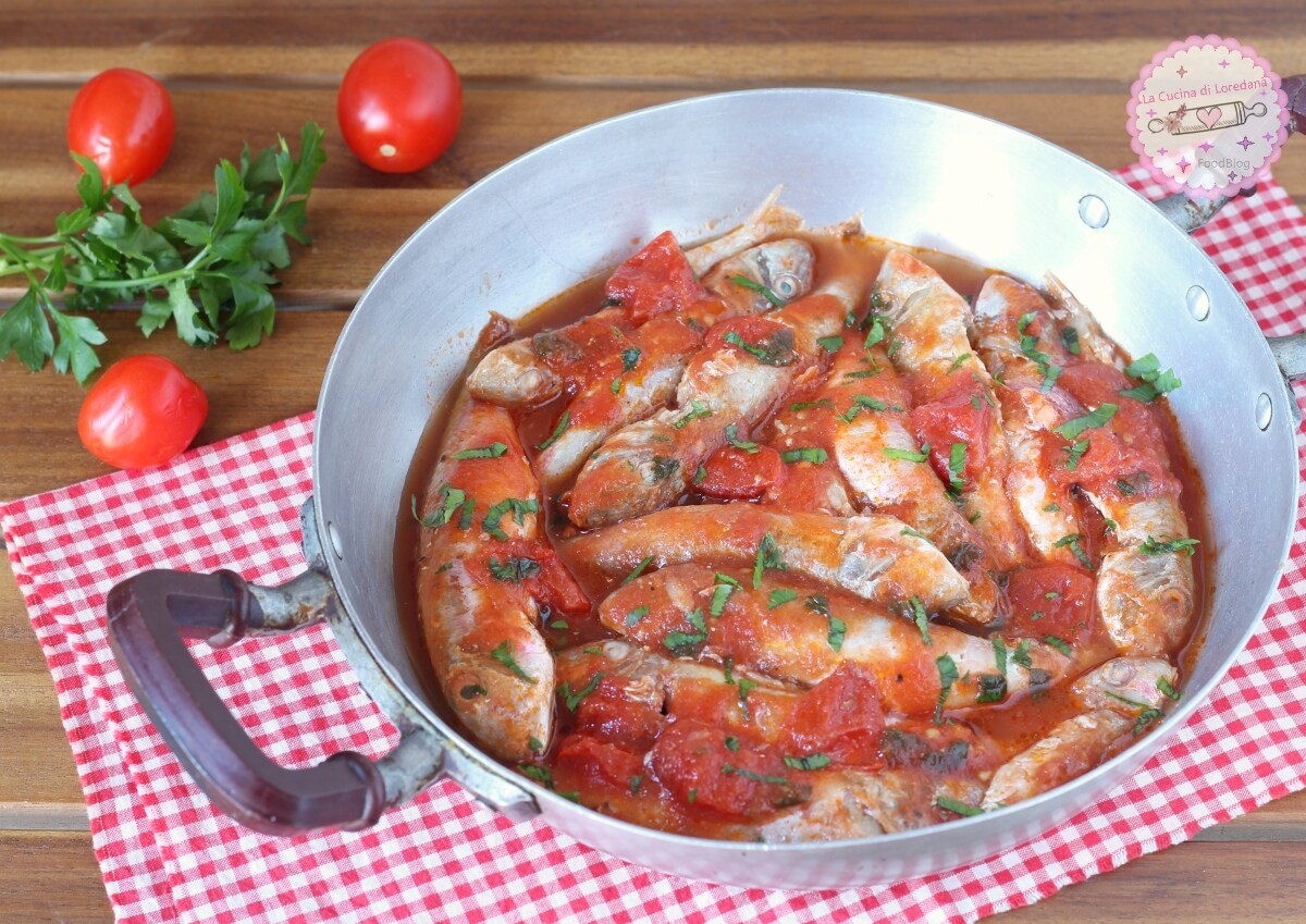 RODE MULLET ALLA LIVORNESE een heerlijke visgerecht