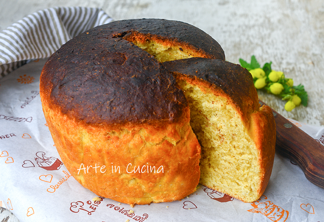 Pizza herrezen Romeinse zoete paasbrood