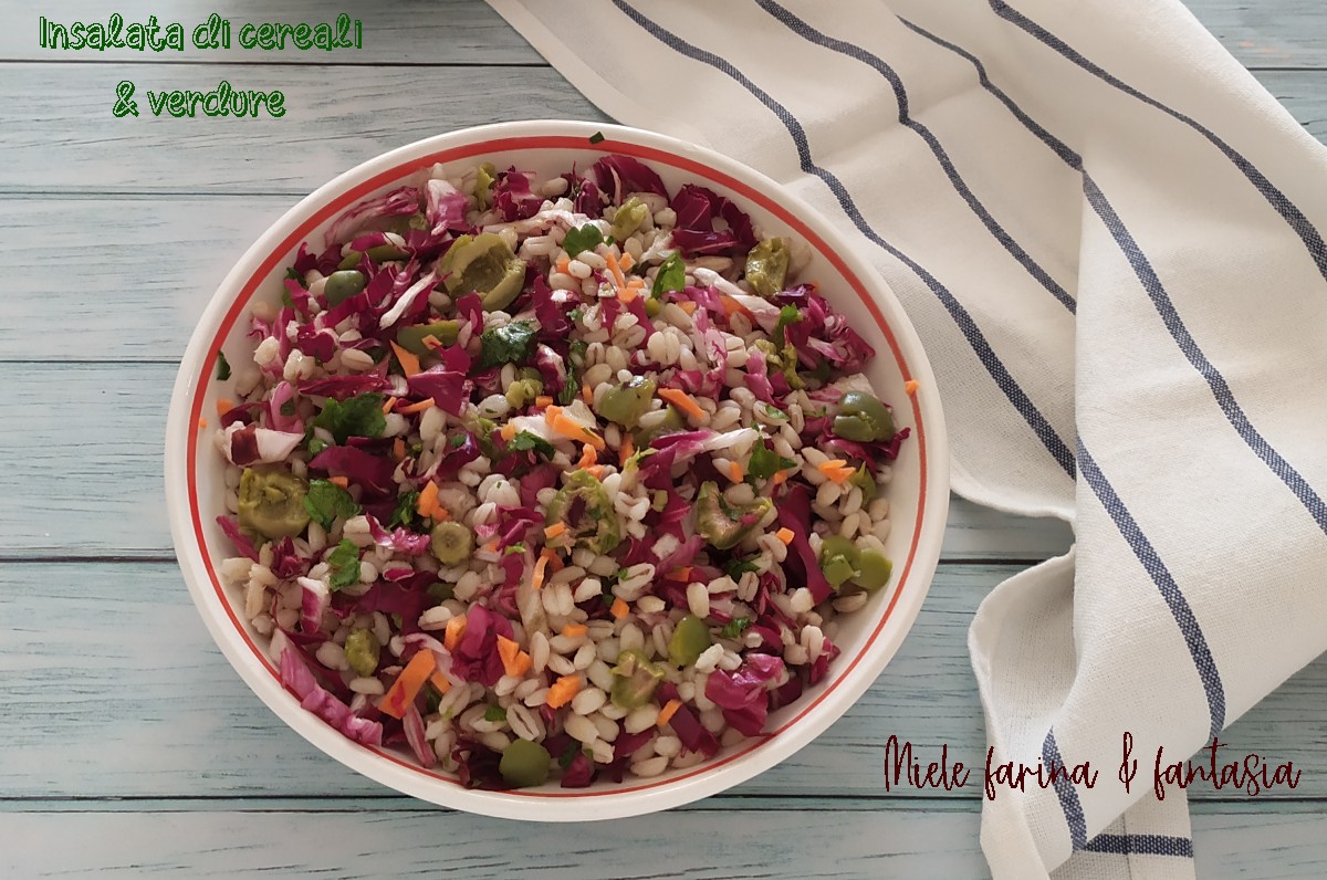 Vegetarische Graan- en Groentesalade
