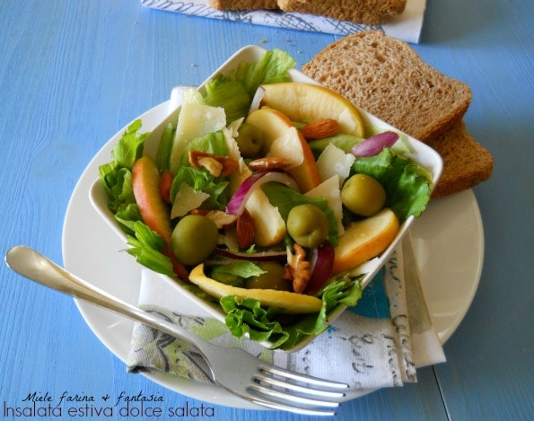 Zoete en hartige salade