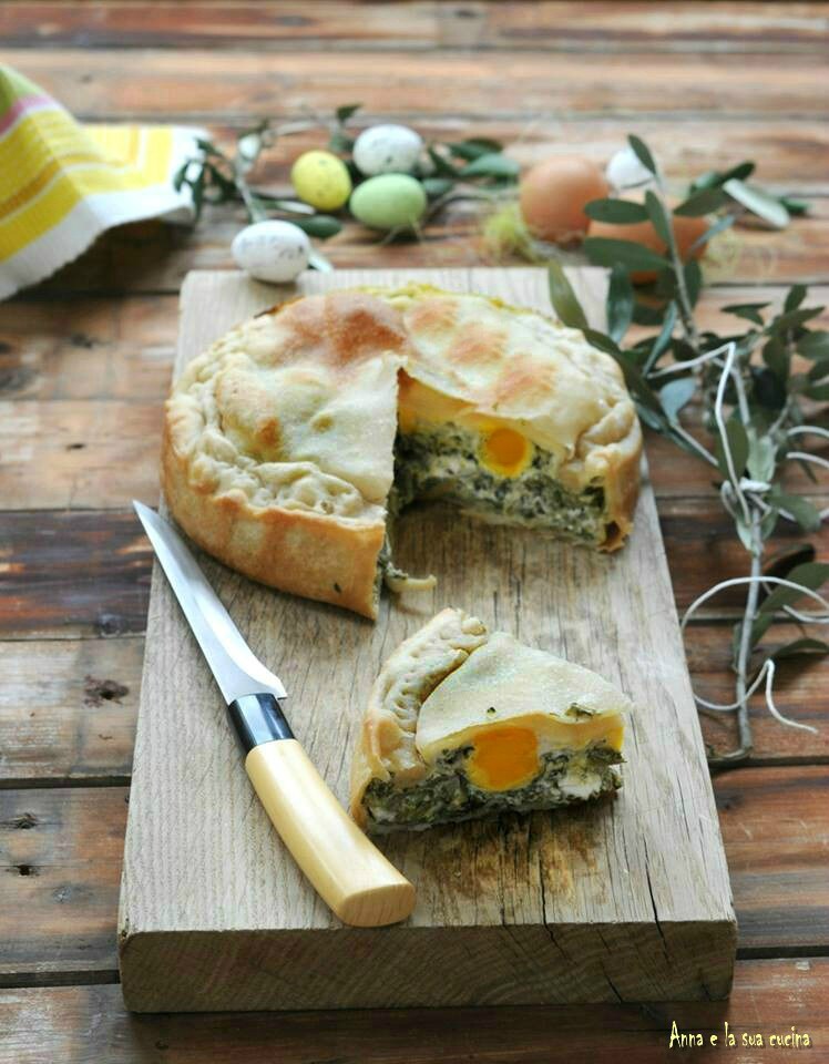 Torta Pasqualina met Robiola
