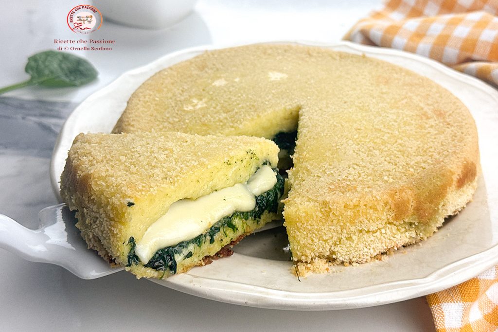 recept smeuïge aardappel en spinazie taart