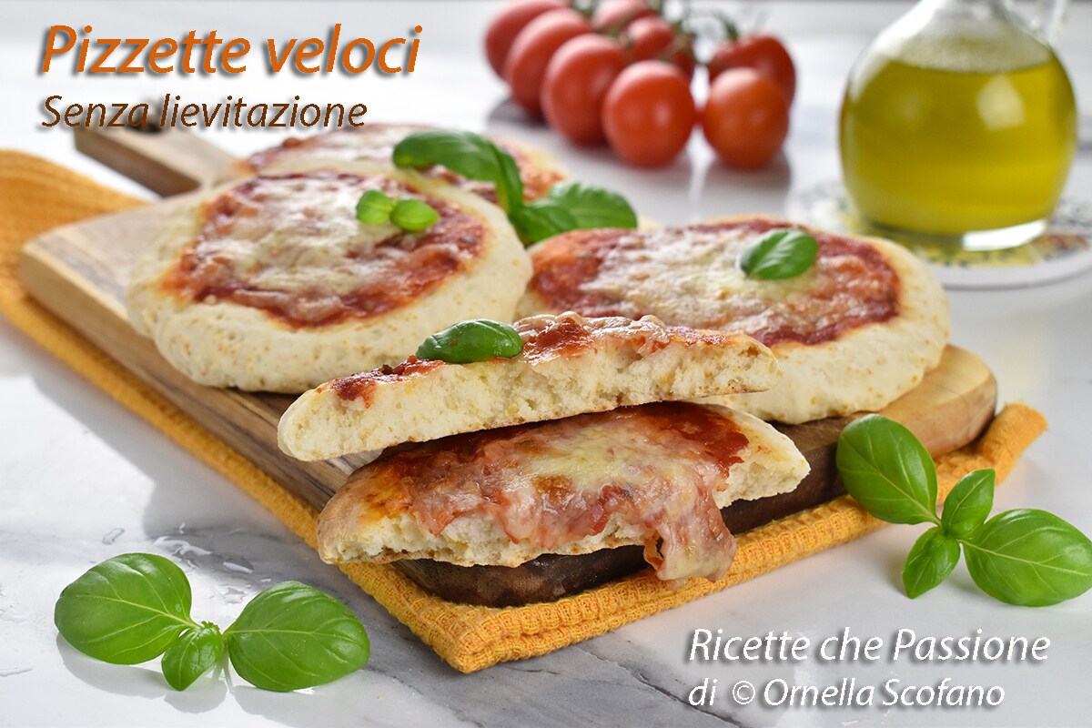 Snelle pizzetta’s zonder rijzen