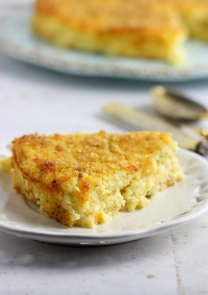 Bloemkool en Provolone Soufflé