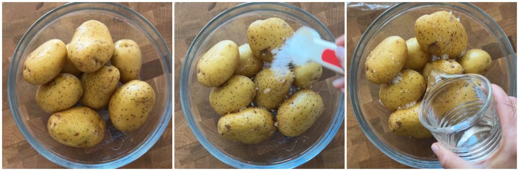 Aardappeltaart in de magnetron